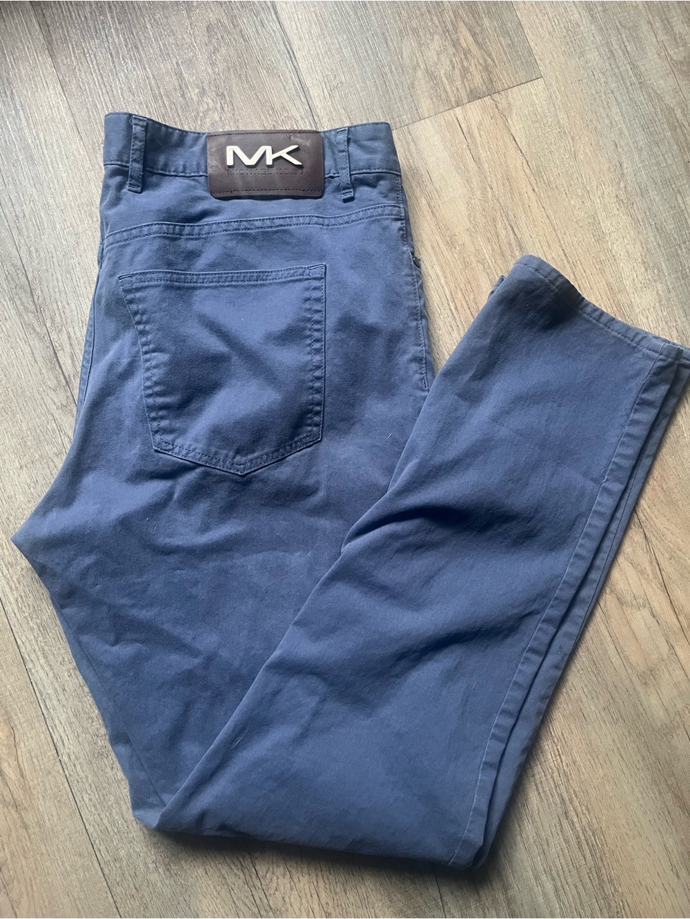 Michael Kors Navy Blue Men's Slim Fit Pants 38/32